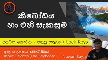Sinhala Computer Lesson - |The Keyboard | Lock Keys)