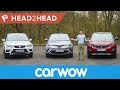 Toyota C-HR vs Peugeot 3008 vs SEAT Ateca - which is the best SUV? | Head2Head