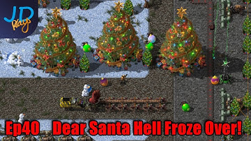 Dear Santa Hell Froze Over! Ep40  | Factorio Biter Hell | Gameplay, Lets Play