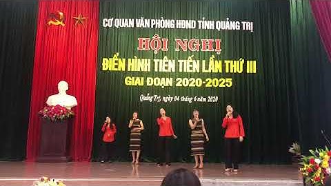 TIẾNG HÁT TRÊN ĐƯỜNG QUÊ HƯƠNG - TỐP CA NỮ VPHĐND TỈNH QT