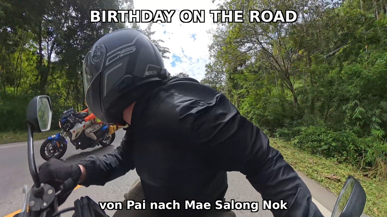 Motorradtour von Pai nach Mae Salong Nok | Bester Geburtstag auf Tour