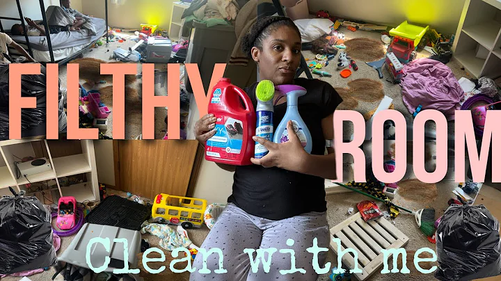 *EXTREMELY* ❥ FILTHY KIDS ROOM DECLUTTER, ORGANIZE & DEEP CLEAN. GETTING RID OF SO MUCH STUFF!