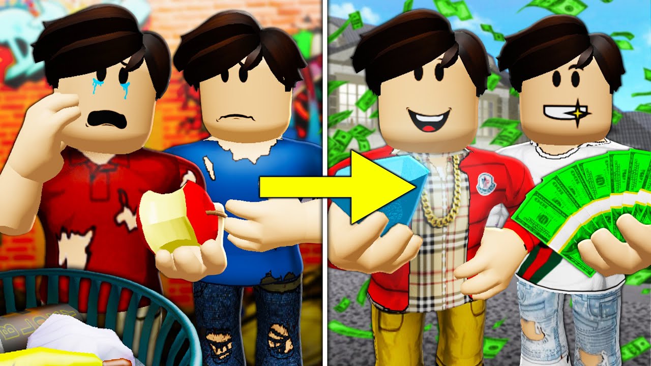 Poor To Rich The Hated Twins A Sad Roblox Movie Youtube - roblox animations poor to rich