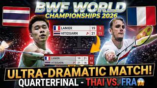 Kunlavut Vitidsarn vs Alex Lanier | BWF World Championships 2026 Quarter-Finals