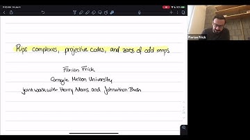 Florian Frick (6/4/21): Rips complexes, projective codes, and zeros of odd maps