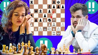 Ducky chess game | Magnus Carlsen vs Tania Sachdev 3