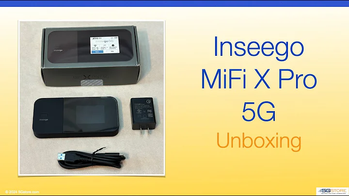 Inseego MiFi X Pro 5G - Unboxing