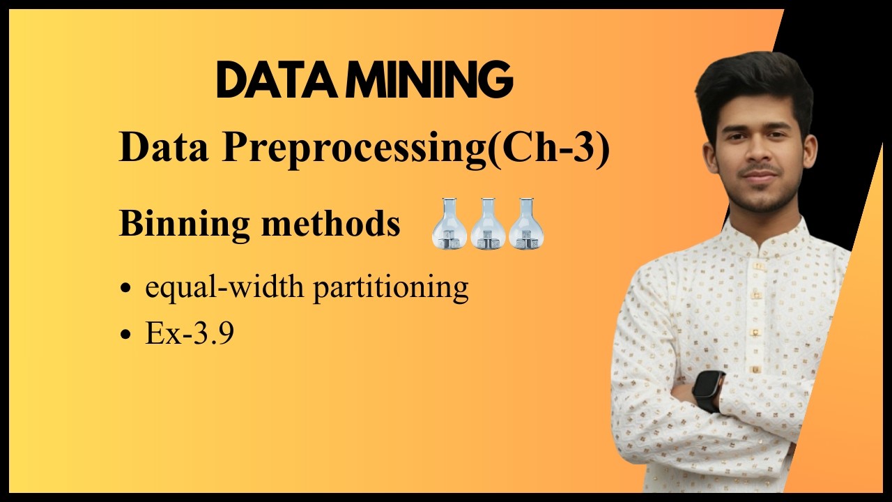 Binning Method | equal-width partitioning | Data Mining - YouTube