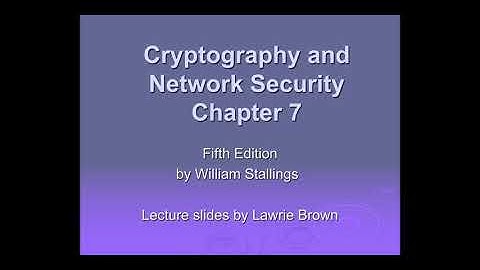 Network security lecture No. 17 By Ms. Sadaf Asad