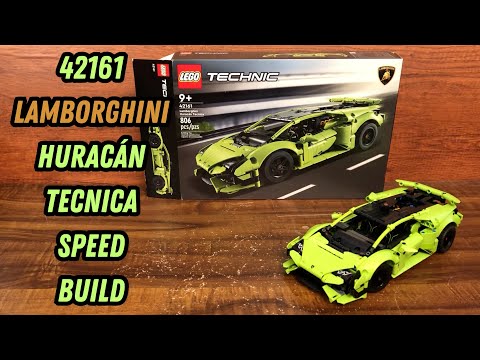 LEGO Technic 42161 Lamborghini Huracán Tecnica Time-lapse Speed Build