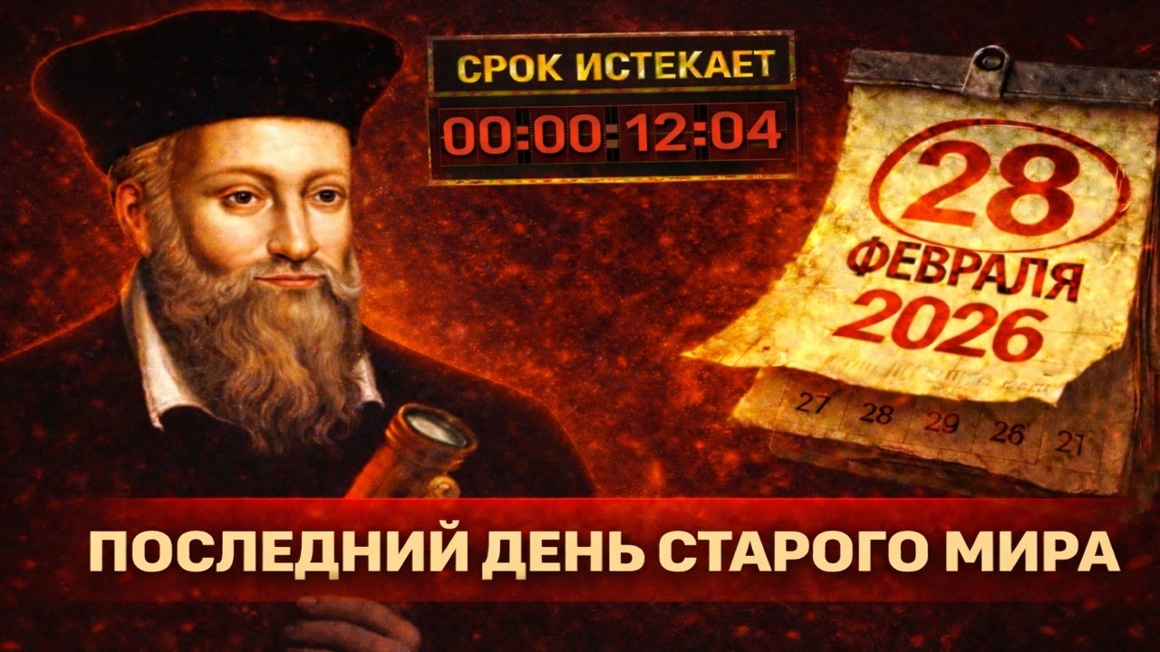 ПРОРОЧЕСТВО НОСТРАДАМУСА: ОСТАЛОСЬ МЕНЬШЕ СУТОК