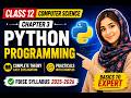 Class 12 Computer Science Chapter 3 Python Programming | Complete Python Basics Theory + Practical