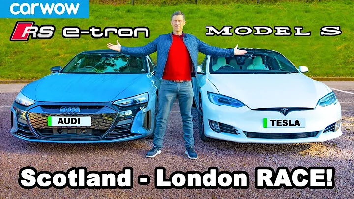 Audi RS e-tron GT v Tesla Model S: 571-mile Scotland-to-London RACE & REVIEW!