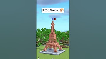 Minecraft Tutorial: Eiffel Tower🥐