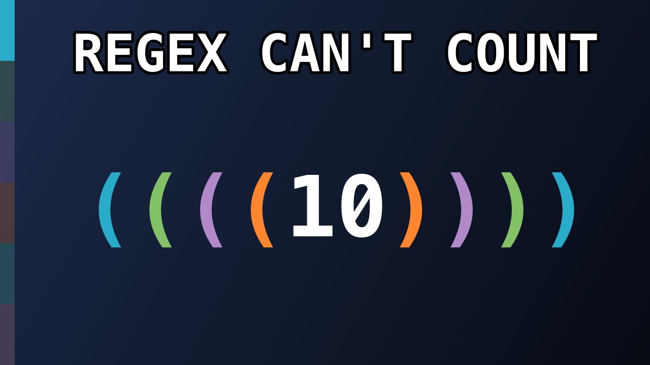 Why compilers can't parse nested parentheses with regex | Ep. 7 - YouTube