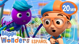 Mi amigo araña | Blippi Wonders | Caricaturas para niños | Videos educativos para niños by Blippi Wonders Animación infantil  12,463 views 1 month ago 20 minutes