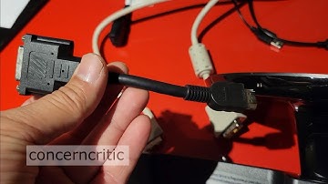Using DVI-D cable to HDMI port adapter for Computer Monitor