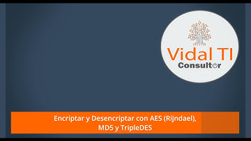 Encriptar y desencriptar con AES (Rijndael), MD5 y TripleDES. Windows Forms y C#.