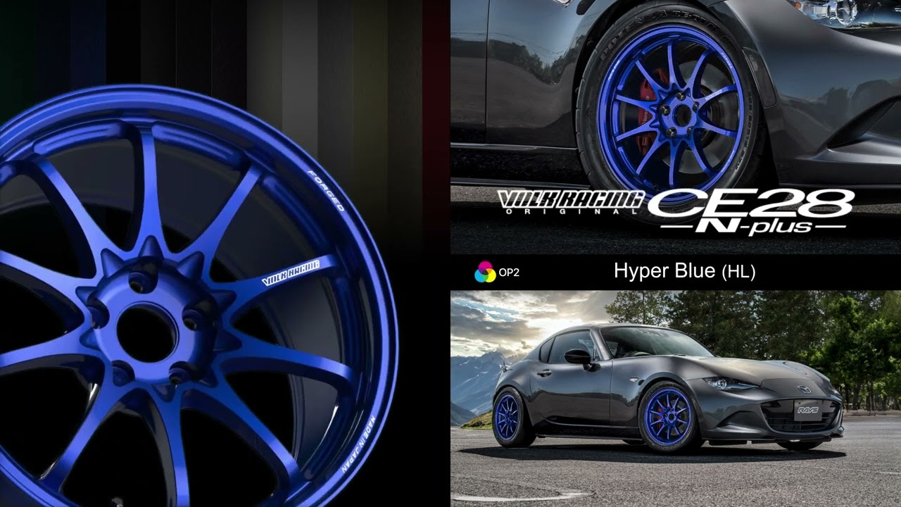 RAYS | VOLK RACING | CE28N-plus OPTIONAL COLORS - YouTube