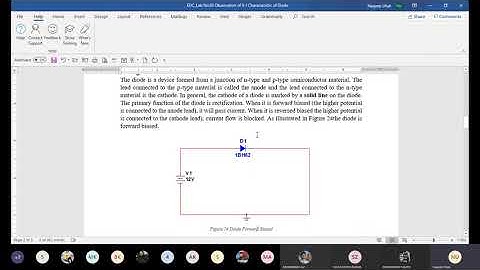 LAB3 Diode VI Characteristics Curve using multisim by Engr  Naqeeb