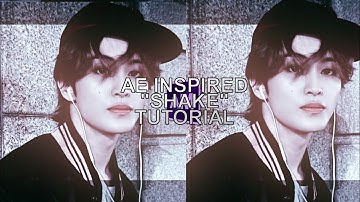 AE INSPIRED "SHAKE" TUTORIAL ON ALIGHT MOTION ||