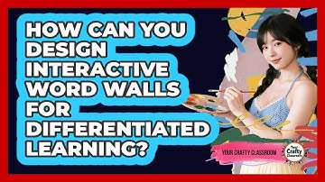 How Can You Design Interactive Word Walls For Differentiated Learning? - Your Crafty Classroom
