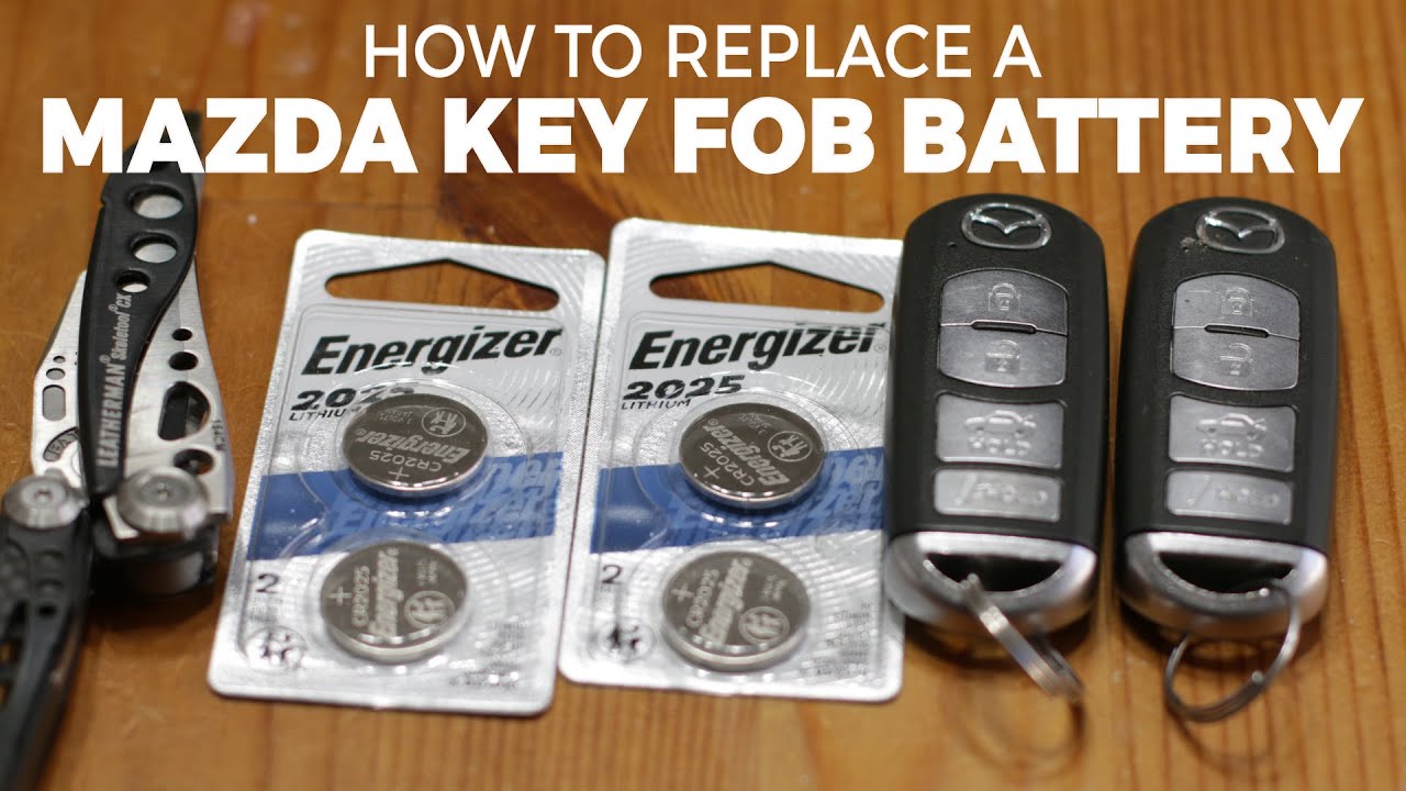 How to Replace Mazda Key Fob Battery | Mazda Tutorial - YouTube