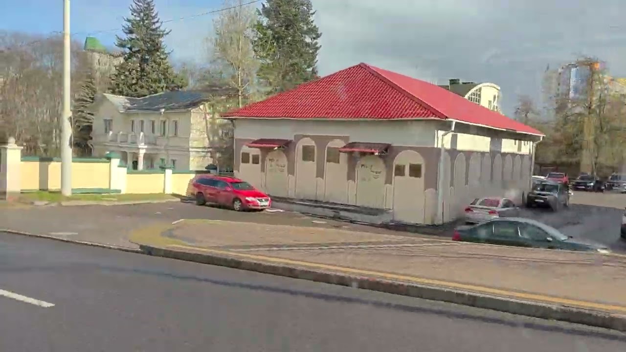 Минск, еду по городу. Вид из окна 🚊 10.04.2025