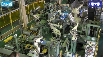 OTC HALLMARK Automatic welding system for the transformer case