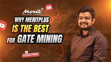 "1 Year. 1 Chance. Make It Count with the Best GATE Mining Coaching!"||Online Classess||Meritplus