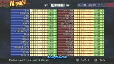 V2 Marvel vs Capcom 3 - All Characters 5 Star Combos! Mission Mode Cleared 100%