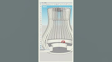 How can we design a modern Pergola in SketchUp? #sketchup #nicetower