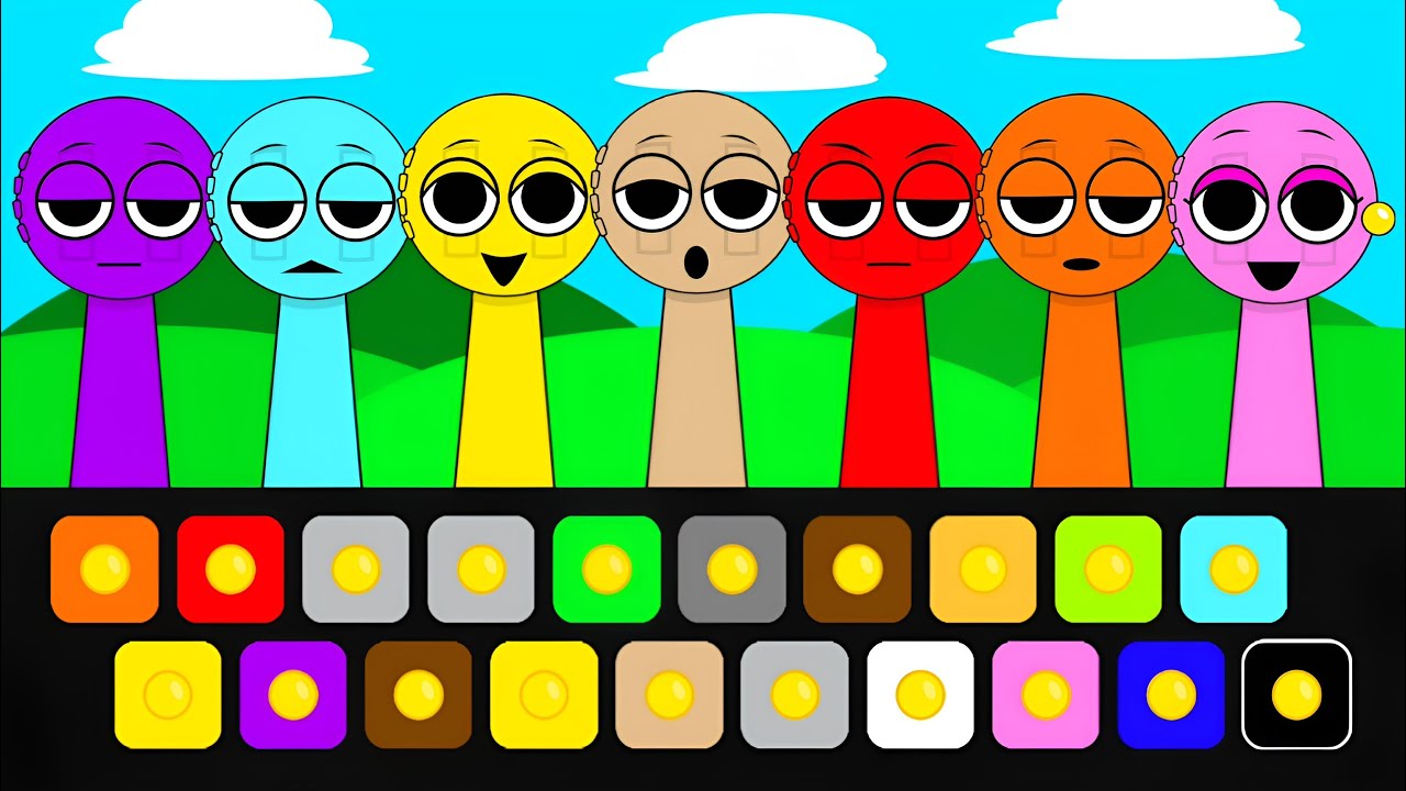 Sprunki But Everyone Is Mr Door OC Incredibox Phase Normal Latest Update Version