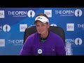 Luke Donald speaks to the media ahead of the 2012 Open