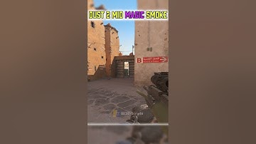 CS2 DUST 2 MID MAGIC SMOKE! #cs2scripts #dust2 #dust2smokes #cs2tactics
