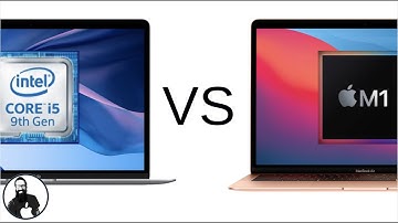 MacBook Air M1 vs MacBook Air Intel i5 - Benchmark SpeedTest! The M1 is BLAZING FAST!