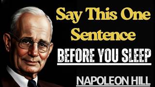 "The 1% Use This Bedtime Trick to Stay Ahead of Everyone"– Napoleon Hill