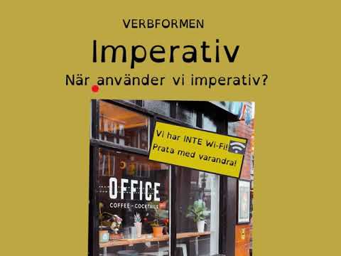 Verb i IMPERATIV - utrop och uppmaningar