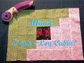 LOG CABIN parte 01   conhecendo o bloco de patchwork