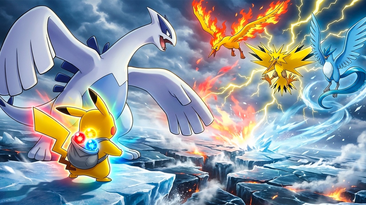 Pikachu and the Battle of the Gods | Pokémon Bedtime Story for Kids | The Legend of Lugia
