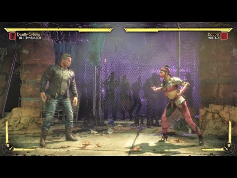 The Terminator vs Mileena (Hardest AI) - Mortal Kombat 11