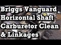 Briggs Vanguard 16HP Carburetor Clean and Linkages