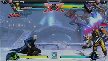 UMVC3 NorCal Regionals 2015 Top 8 Justin Wong vs Clockwork