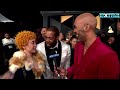 Ice Spice Gets Interview-CRASHED by Busta Rhymes at Grammys! (Exclusive)