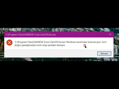 Windows tarafından bulunamıyor İsmi doğru yazdığınızdan emin olup yeniden deneyin HATASI ÇÖZÜMÜ