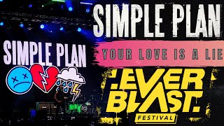 Simple Plan "Your Love Is a Lie" LIVE at Everblast Festival 2023