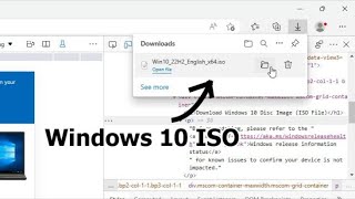 How to Download the ISO File for Window 10 from Microsoft Website