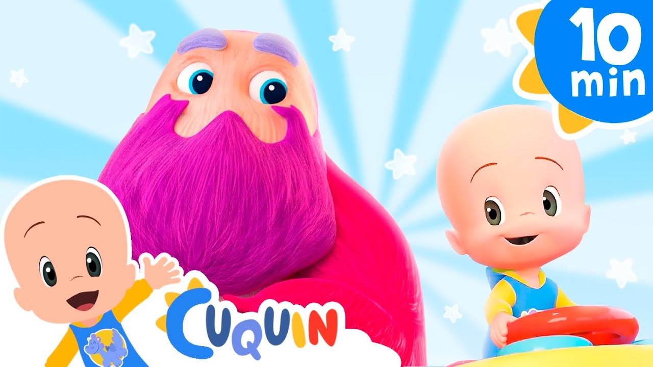 The Wheels on the pink bus  | Cleo and Cuquin Nursery Rhymes for Kids