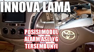 the location of the original INNOVA car alarm module position