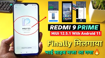 Redmi 9 Prime MIUI 12.5.1.0 With Android 11 | Finally Milgaya 30+🔥Features| Redmi 9 prime new Update